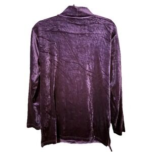 2 Piece Set Laura Tyler Pull-up Pants Blouse Velvet  SZ XL Boho